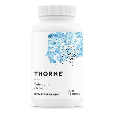Thorne Selenium Suplemento Nutricional Selenio 200mcg 60 Cápsulas Sin Gluten | Envío gratis