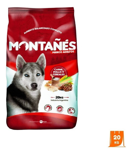 Alimento Perro Adulto Montañes X 20 Kg - Animal Brothers 