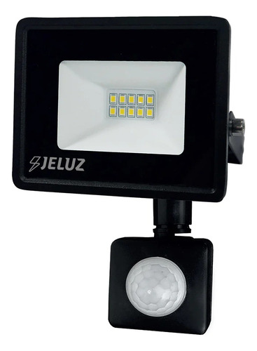 Proyector Con Sensor Led Jeluz 20w Luz Día X 10un.