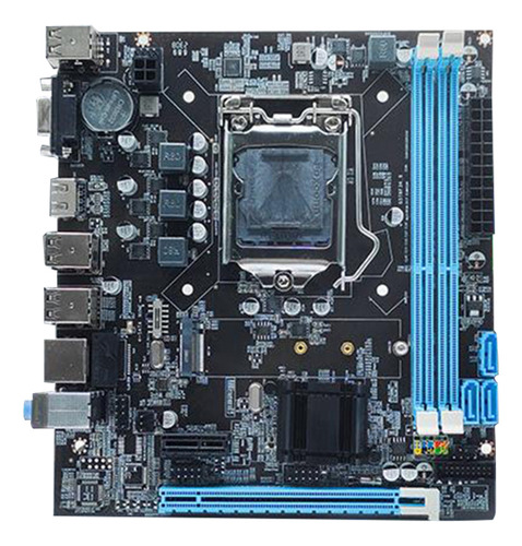 Placa Base H61 Lga1155 De 16 Gb Con Conector I3/i5/i7 Y Cpu