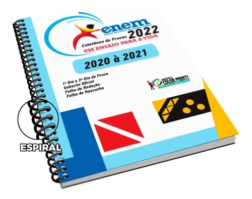 Enem 2022 - Provas Anteriores 2020 A 2021 + Gabarito Oficial