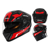 Casco De Motocicleta Con Doble Espejo Hd