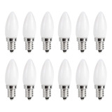 10 Bombillas Mini E12 Led Para Candelabros De 1,5 W Ac 230 V