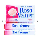 240 Pz Jabón Barra Rosa Venus® Aroma Rosa Hipoalergénico 25g