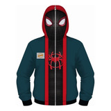 Sudadera Con Máscara Miles Morales Disfraz De Spider-man Par