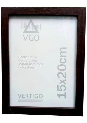 Porta Retrato Vertigo 15x21 Mdf1520 Madera Box Nogal