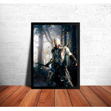 Assassin's Creed Juego Cuadro 33×48cm Marco Negro Fan Arte