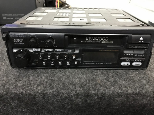 Autostereo  Kenwood Krc  878 Y Caja De Discos  Old School