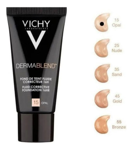 Maquillaje Dermablend Fluido + Muestras Vichy