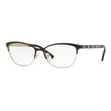 Lentes Versace Ve1251 1366 Negro Oftalmico Nuevo  Original