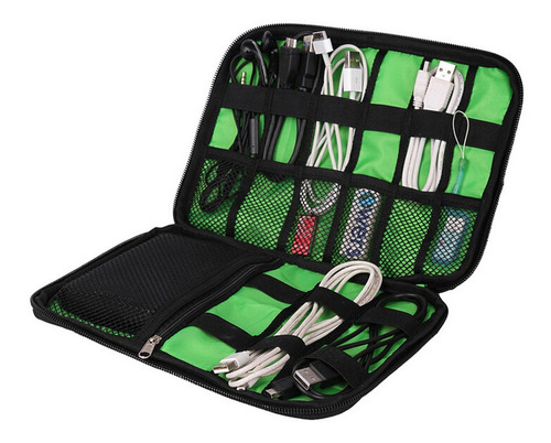 Organizador Accesorios Electrónico Gadnic Equipo Tecnológico Color Negro