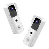 Combo 2 Timbre Camara Wifi 1080p Seguridad Monitoreo En Vivo