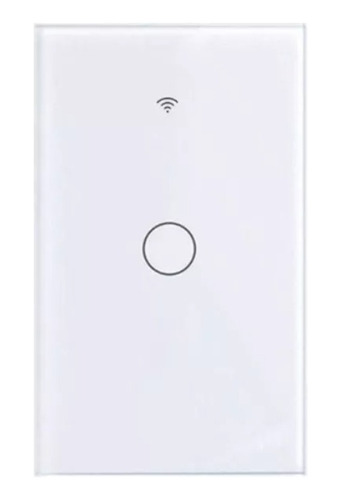 Interruptor Wifi Touch 1 Botão Tuya Alexa Sem Neutro Rf433
