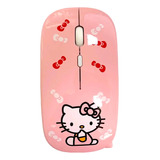 Mouse Inalambrico Usb Hello Kitty Para Pc, Notebook