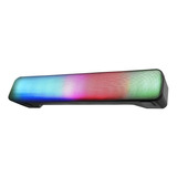 Caixa De Som Soundbar Bluetooth Estéreo 2.0 Rgb Pc Tv Fm Usb