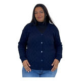 Blusa De Frio Feminina G Gg Cardigan Tricot Inverno Atacado