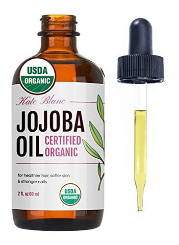 Aceite De Jojoba, Certificado Orgánico Usda, 100% Puro