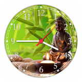 Relógio De Parede Grande Budismo Chacras Buda 50cm Gg009