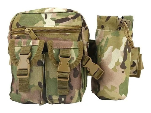 Mochila Táctica Morral Bandolera Discovery Acolchada Molle