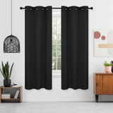 Cortina De Oxford Sala/quarto 300x170 * Valor Em Atacado Cor Preto