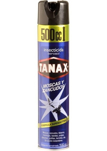 Tanax Aerosol Moscas Y Zancudos Lata, 500 Cc Envio A Chile