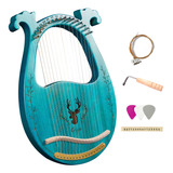 Llave De Lira Con Resonancia Lyre Harp, Llave De Madera De 1
