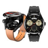 Smart Watch Reloj Con Auriculares In Ear, 2 Mallas, Elegante