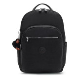 Mochila Escolar Kipling Seoul Xl Preto