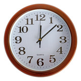 Reloj Análogo De Pared Plástico Con Cuarzo