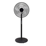 Ventilador De Pie Con Control Remoto 5 Aspas Negro 220v