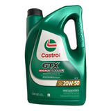 Aceite Castrol Gtx 20w-50 Alto Kilometraje 4.73 Lt 