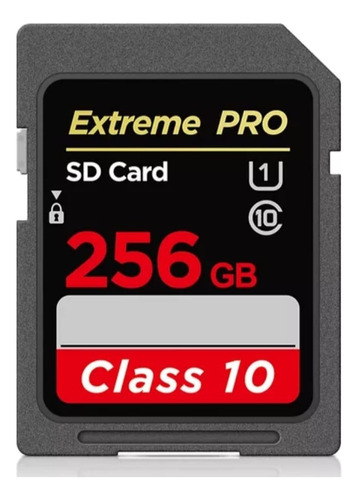 Tarjeta De Memoria Sd Extreme Pro 256 Gb Clase 10 Microdrive