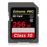 Tarjeta De Memoria Sd Extreme Pro 256 Gb Clase 10 Microdrive