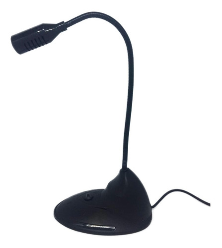 Micrófono De Pedestal T-21 Para Pc, Juegos P2, Calidad De Escritorio, Color Negro