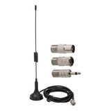 Antena Estéreo Fm, Kit De Antena Fm De 75 Ohmios Con Base Ma