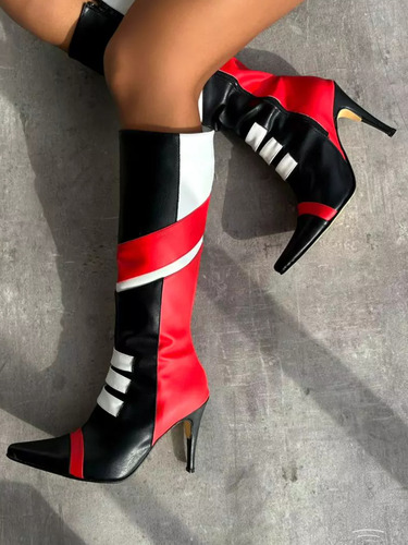 Botas Rojas Taco Fino