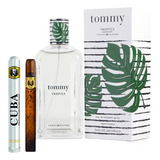 Tommy Tropics 100ml Caballero Original+perfume Cuba 35ml