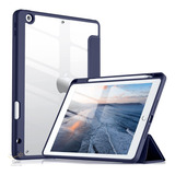 Capa Case Acrílico Com Suporte Caneta Para iPad 8 10.2 A2270