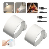 Luces De Pared Led Recargables Por Usb Para Mesita De Noche,