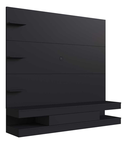 Painel Home Theater Para Sala E Tv Com 3 Prateleiras 1,80 M