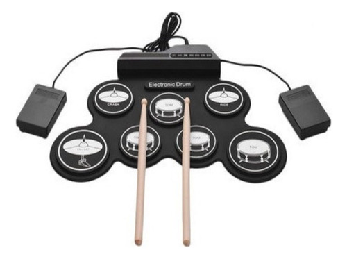 Wan Juego De Batería Electrónica Usb Digital Y Portátil 1