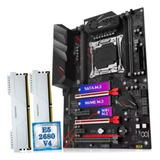 Placa Mãe Gamer Machinist X99 Mra9 + Xeon E5-2680 V4 + 48gb