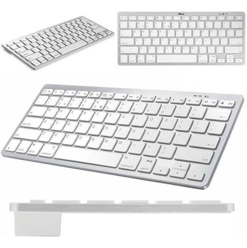 Teclado Bluetooth Para iPad Mini 5 - Branco