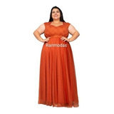 Vestido Renda Brilho Tule Casamento Formatura P A Plus Size 