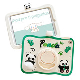 Funda Para iPad Pro 11 Pulgadas Soporte Panda Blanco  