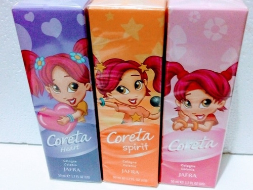 Colección Coreta Perfume De La Linea Niños Jafra 3 Perfumes