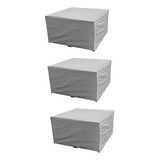 Funda Para Muebles De Jardín 3pcs Exterior