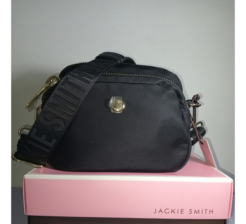 Cartera Bandolera Jackie Smith Dear Color Negro