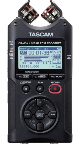 Gravador Voz Tascam Dr-40x  Audio Digital Portátil 