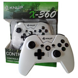 2 Controles Com Fio Para Pc Joystick Manete Xbox 360 Com Fio